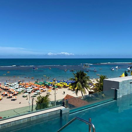 Flat Beira Mar Com Varanda Em Pôrto das Galinhas Kültér fotó